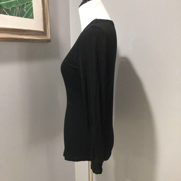 Cuddl Duds Black Thermal Base Layer Long Sleeve Scoop Neck Shirt Leggings Small - Picture 5 of 9